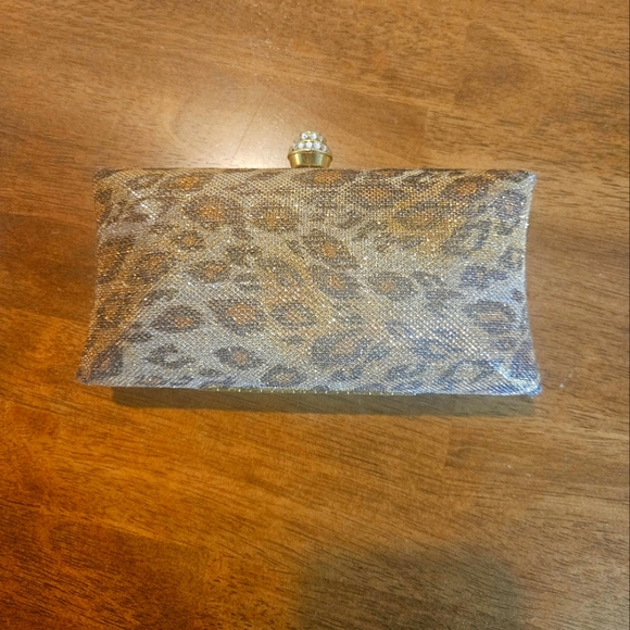 Leopard Print evening bag - Picture 1 of 7
